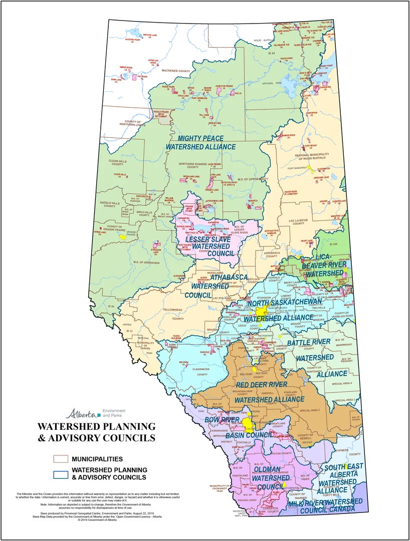 Alberta WPAC map